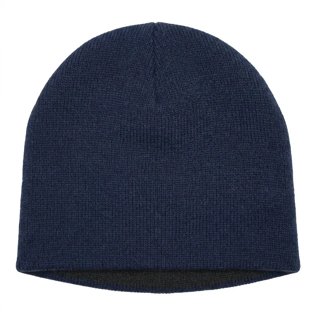 Reversible Beanie in Navy