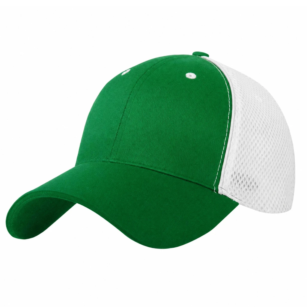 Sportsmesh Trucker Cap in Kelly Green / White