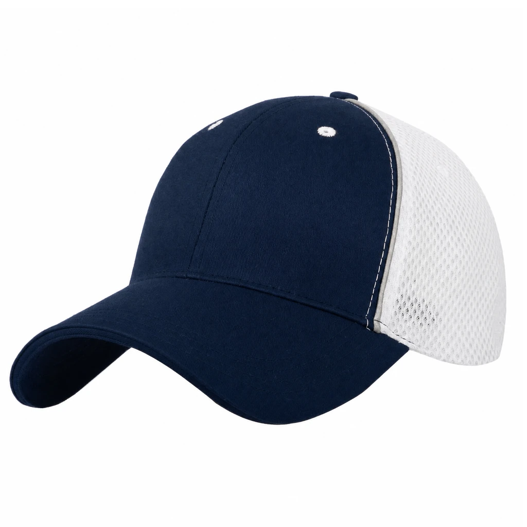 Sportsmesh Trucker Cap in Navy / White