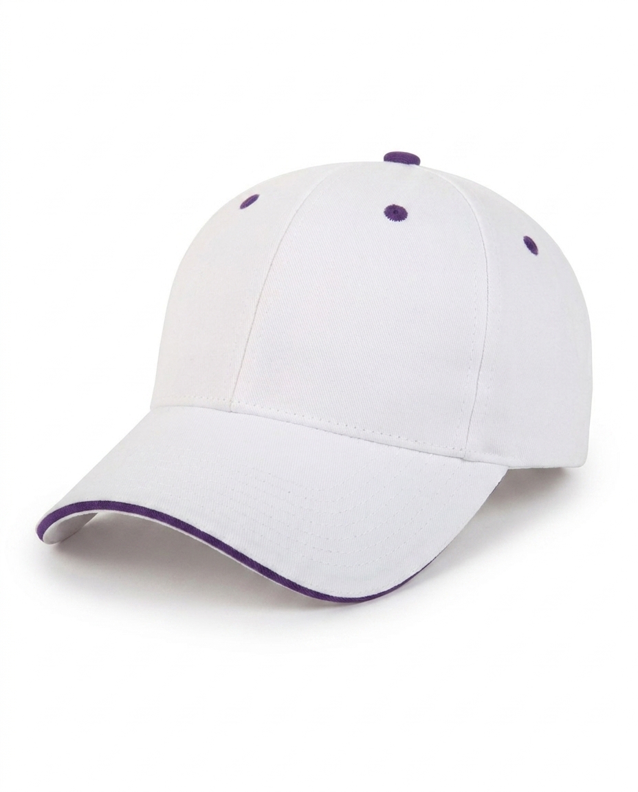 Style 1225 Sandwich Text Cap wholesale custom cap