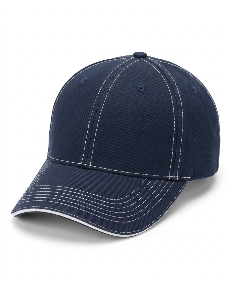 Style 1250 Sandwich w/Contrast wholesale custom cap