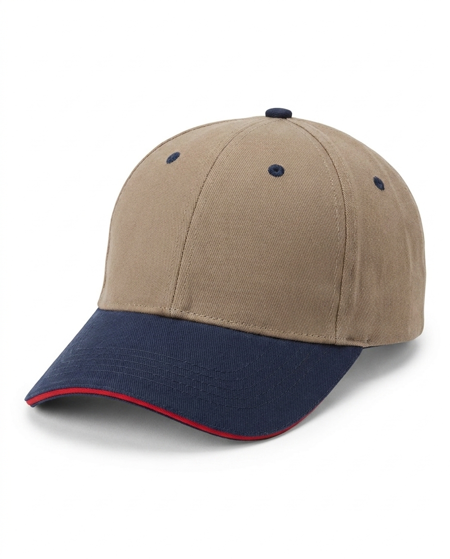Style 1260 Two Tone Sandwich wholesale custom cap