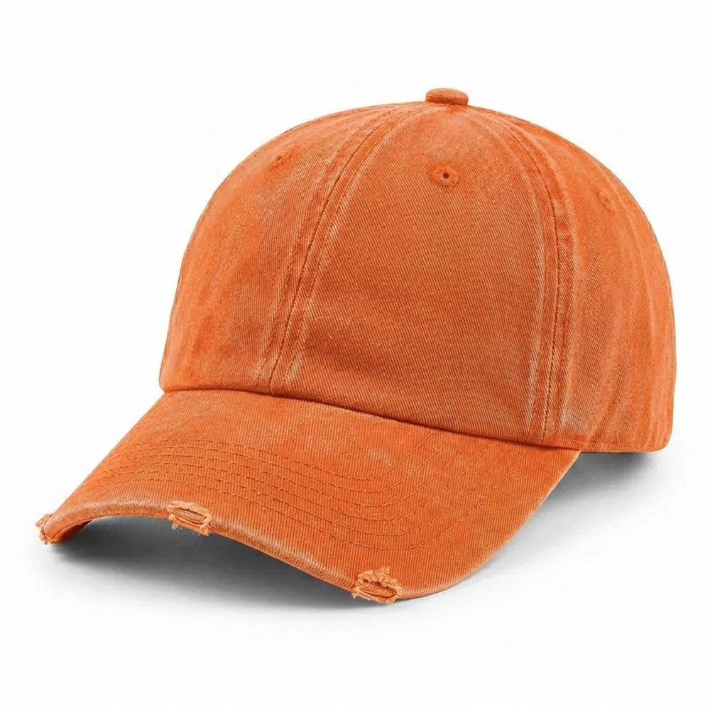 Our Washed and Distressed Classic in Orange