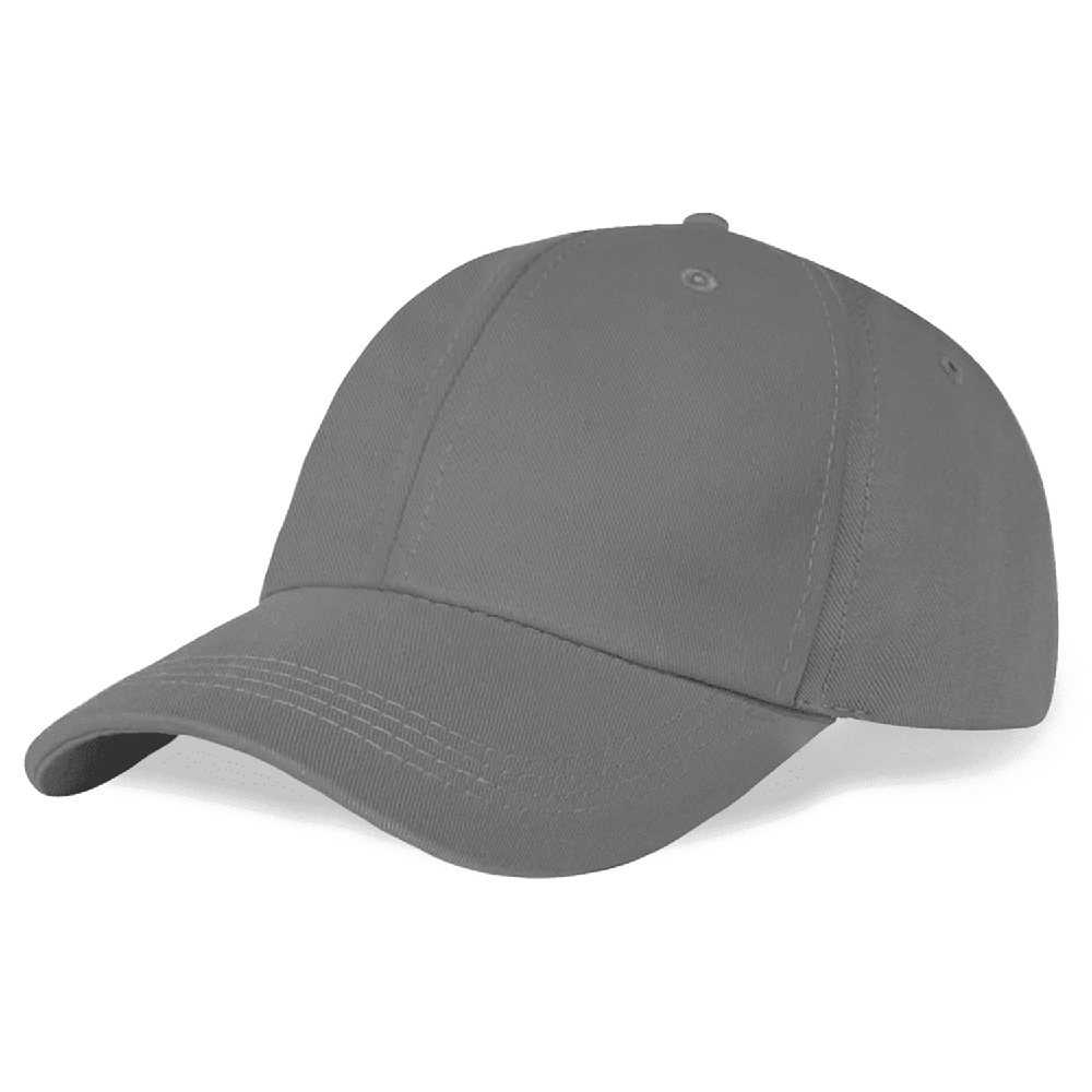 Premium Unstructured Dad Cap in Medium Gray