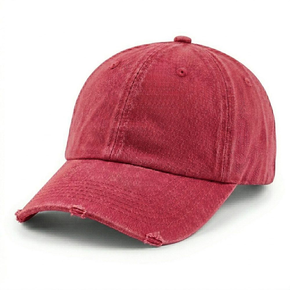 Our Washed and Distressed Classic in Crimson