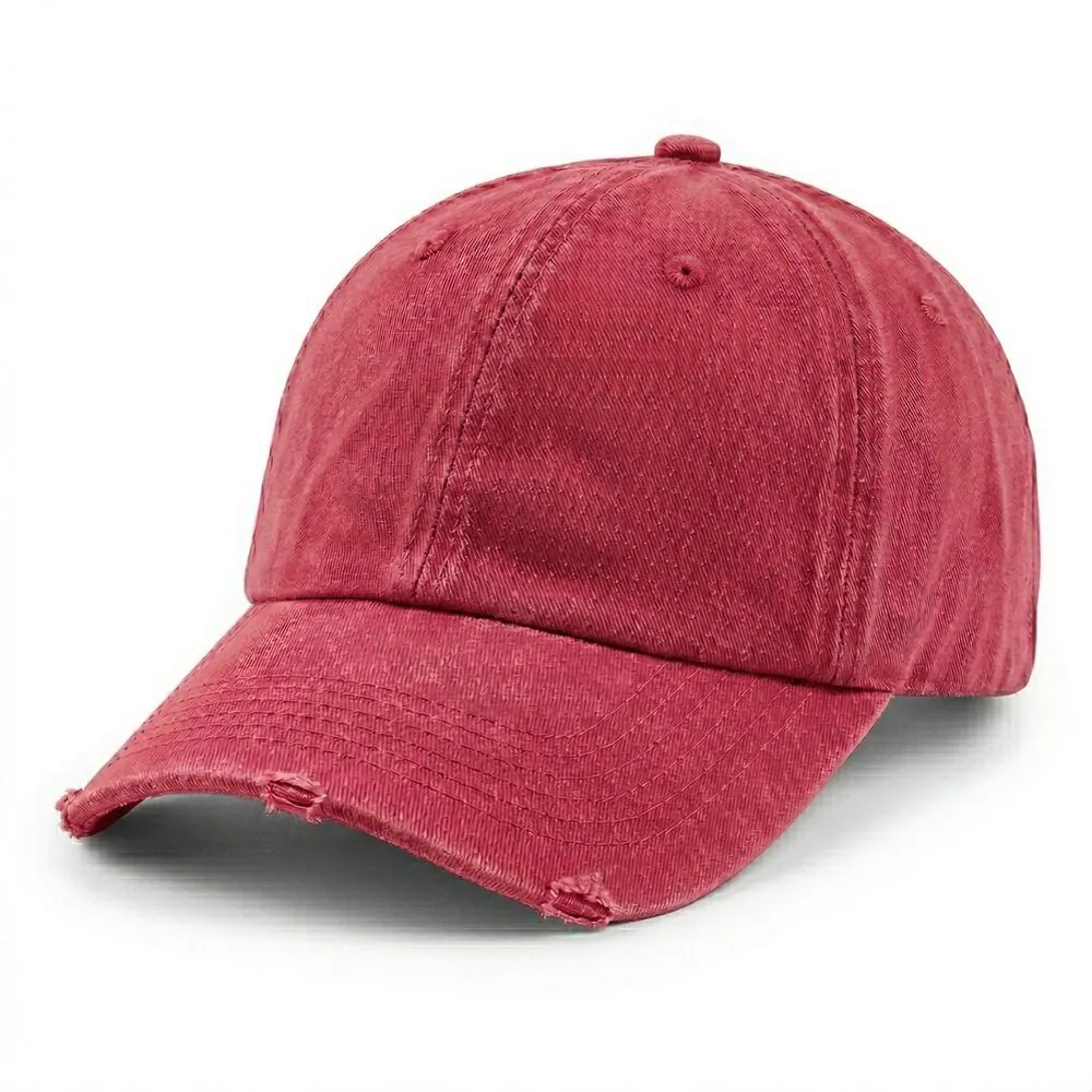 Our Washed and Distressed Classic in Crimson