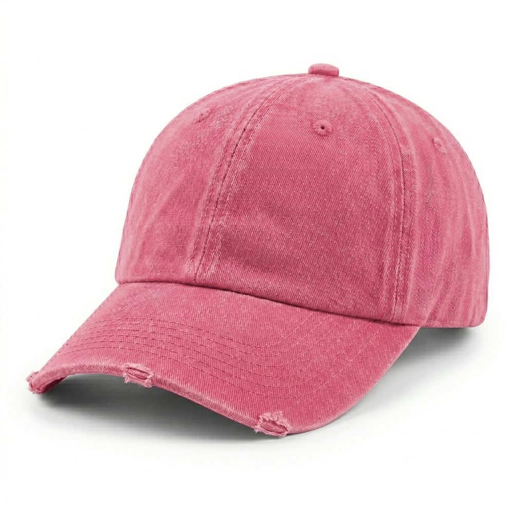 Our Washed and Distressed Classic in Dark Pink