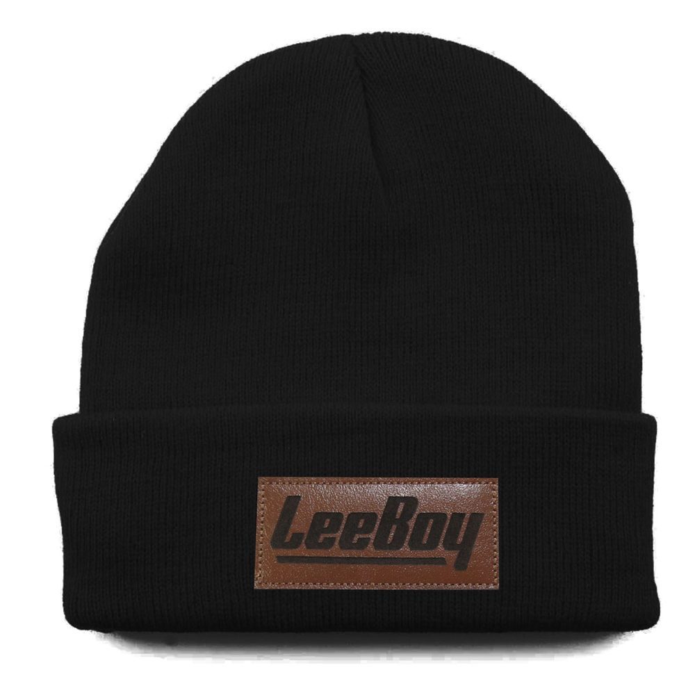 Style W200LP Classic Cuff Beanie with Leather Patch