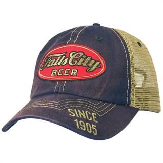 Style 2720 The "Original" Hand Washed Vintage Trucker Flat Patch Cap